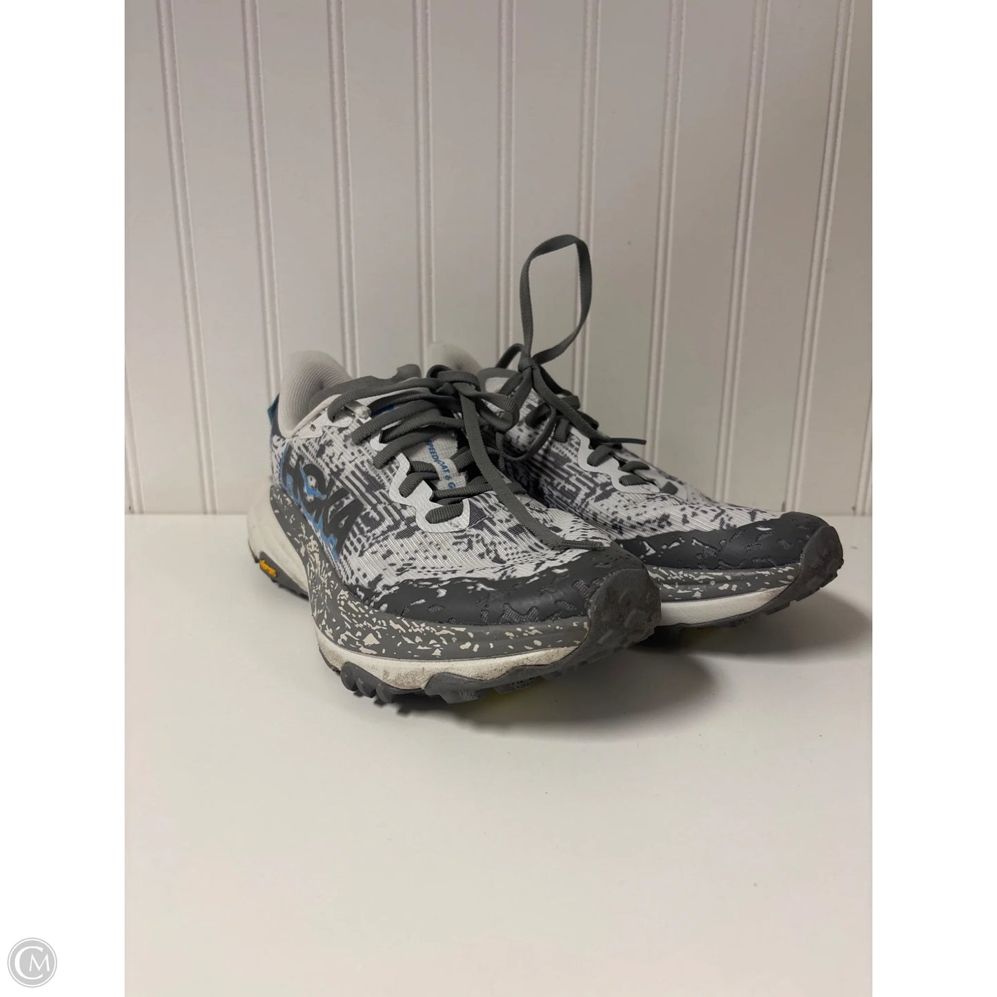 Shoes Athletic By Hoka In Blue & White, Size: 8