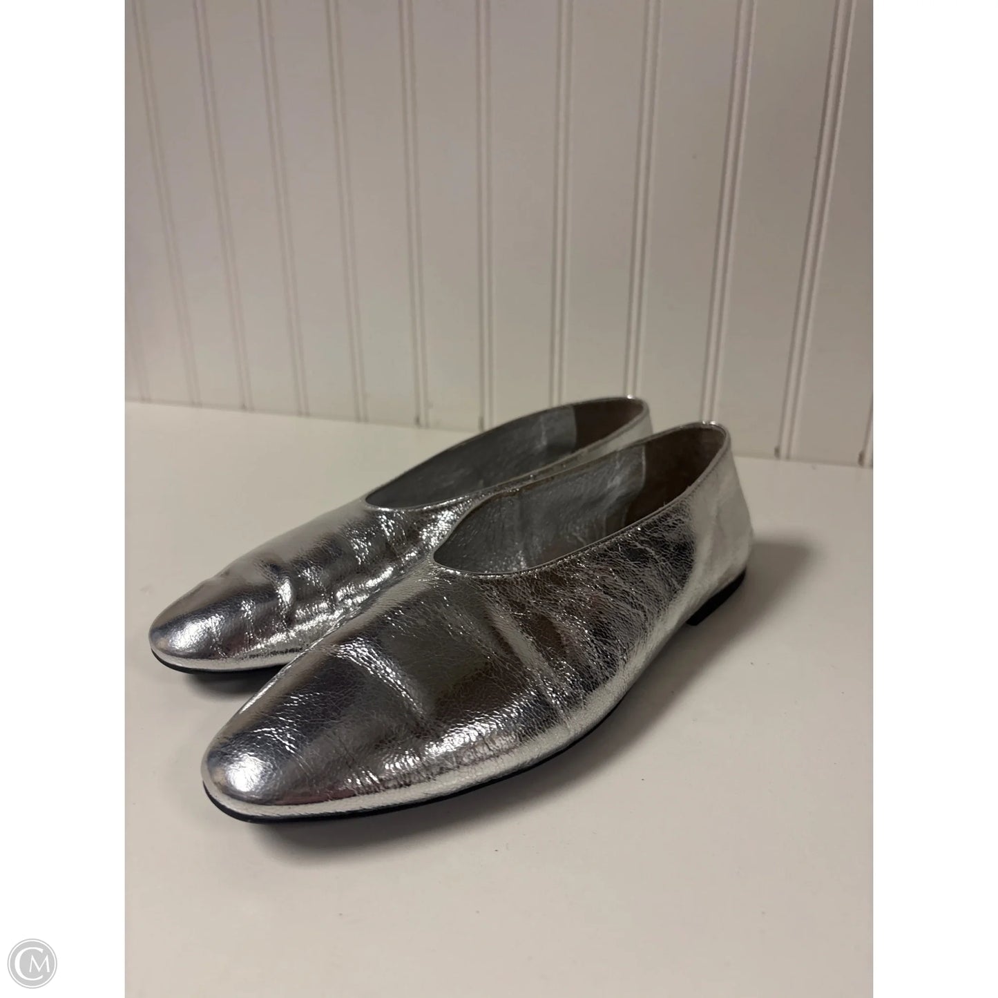 Shoes Flats By Jeffrey Campbell In Silver, Size: 7