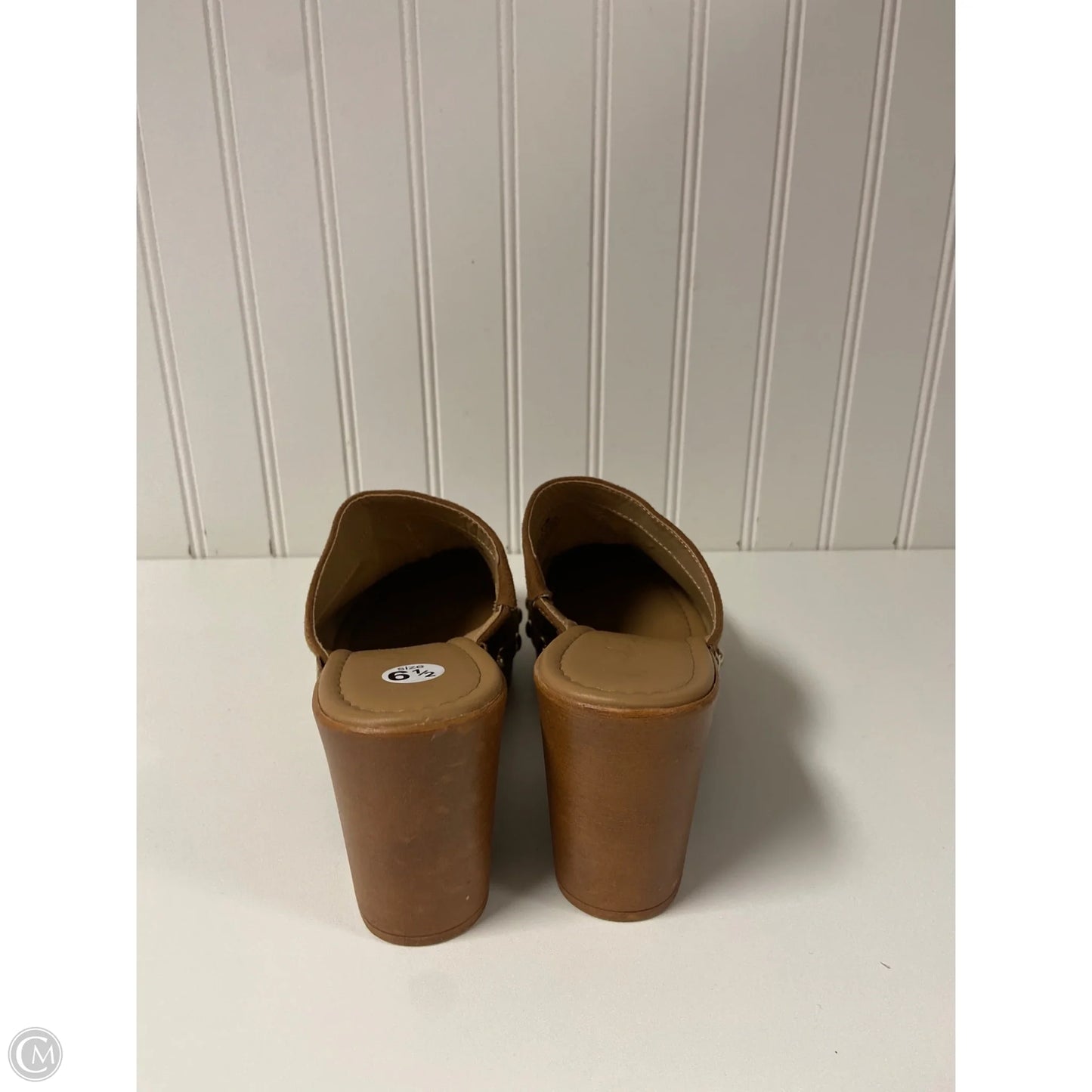 Shoes Heels Block By Wonderly In Tan, Size: 6.5