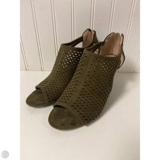 Sandals Heels Stiletto By Style And Company In Green, Size: 6