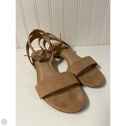 Sandals Flats By Cushionaire In Tan, Size: 7