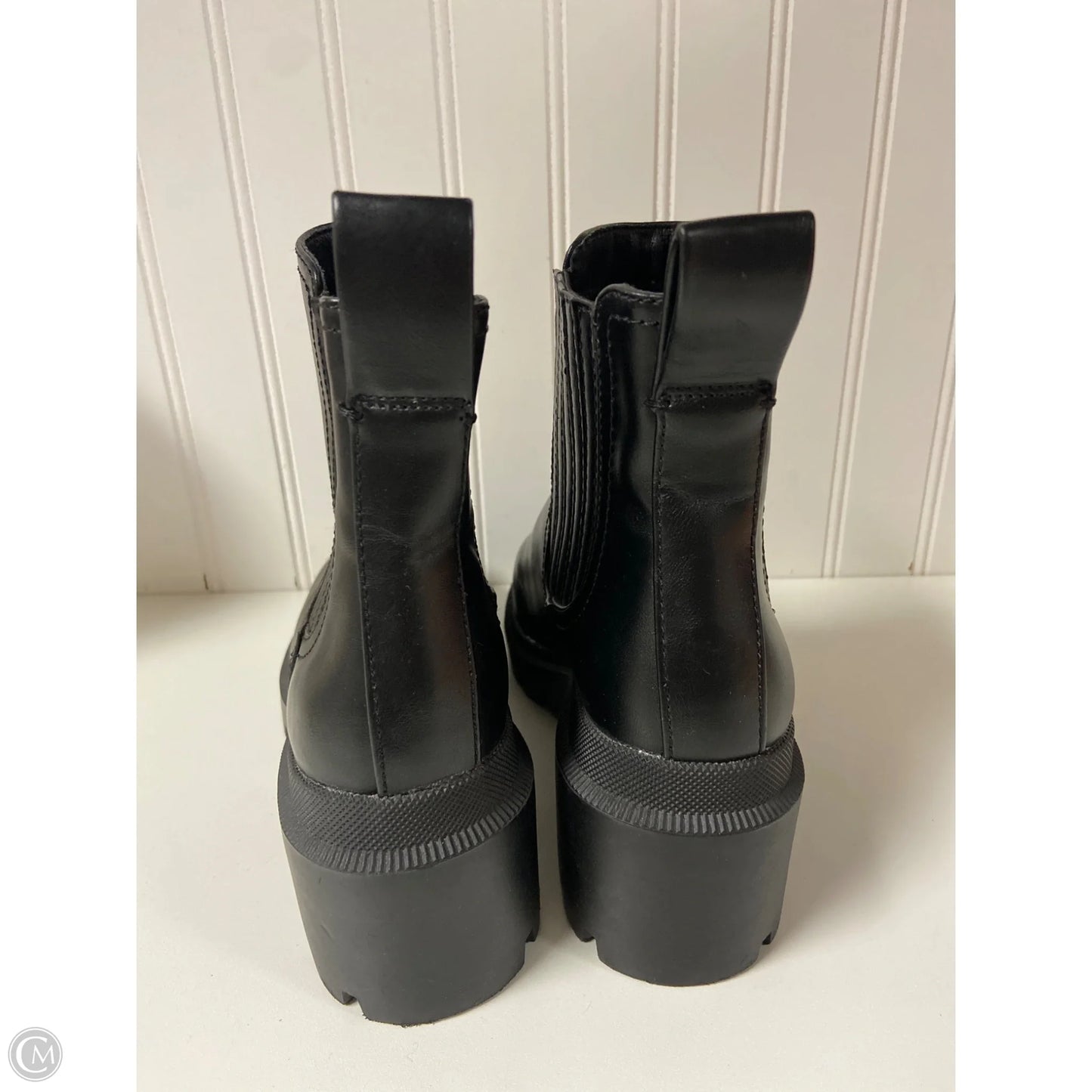 Boots Ankle Heels By Universal Thread In Black, Size: 7.5