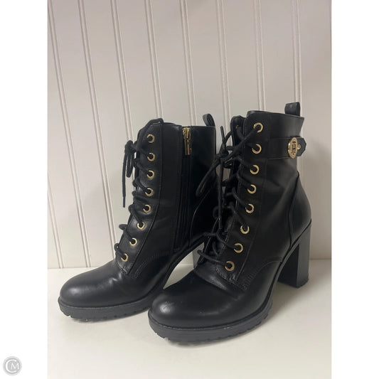 Boots Combat By Tommy Hilfiger In Black, Size: 7