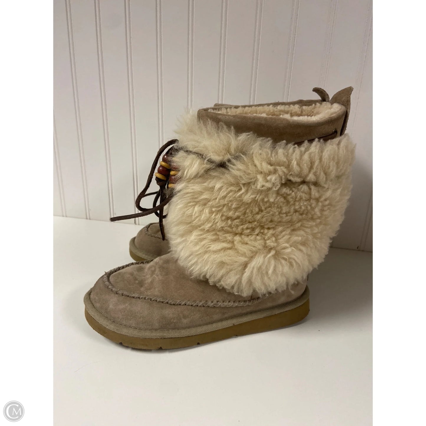 Boots Designer By Ugg In Taupe, Size: 6