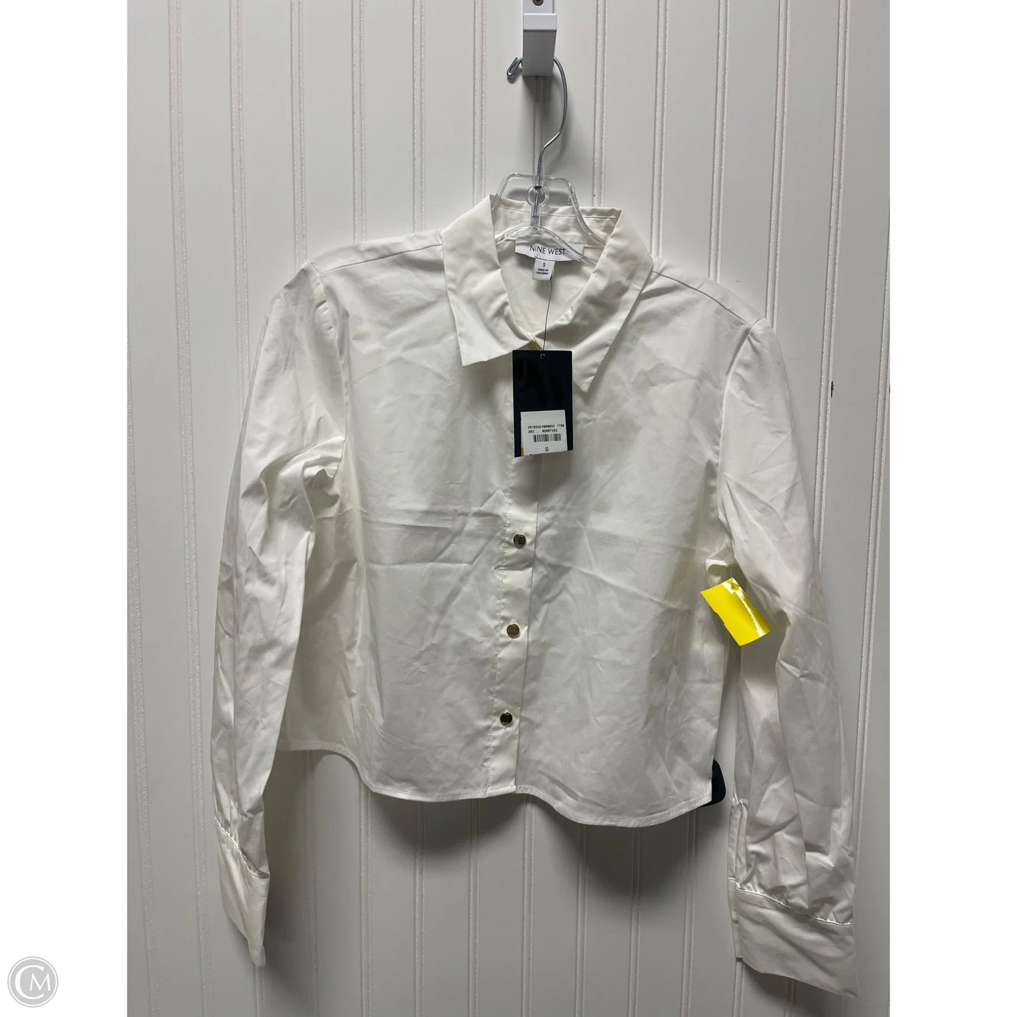 Top Long Sleeve By Nine West In Black, Size: S