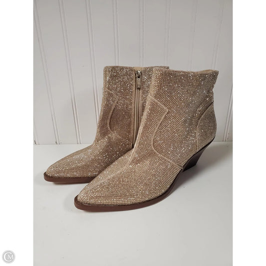 Boots Western By Jessica Simpson In Gold, Size: 9