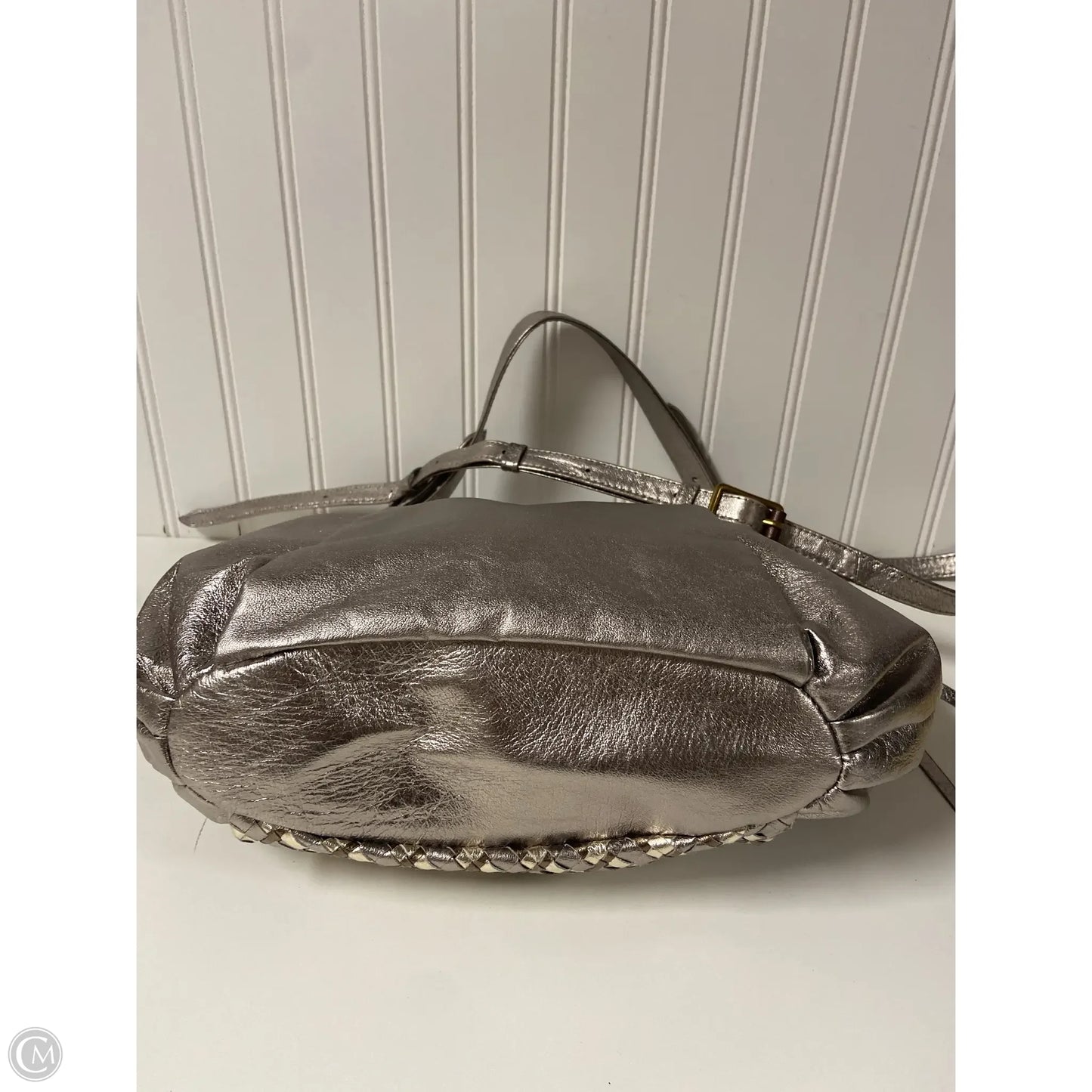 Handbag Leather By Elliot Lucca, Size: Medium