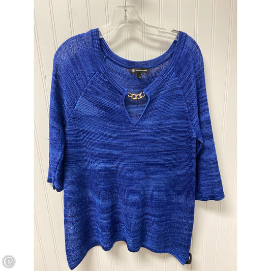 Sweater By Inc In Blue, Size: Xl