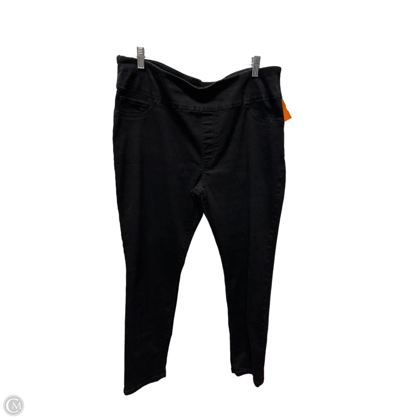 Jeans Skinny By Lee In Black, Size: 18