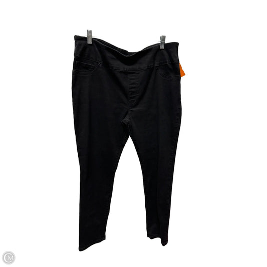 Jeans Skinny By Lee In Black, Size: 18