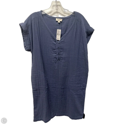 Dress Casual Midi By Loft In Blue, Size: S