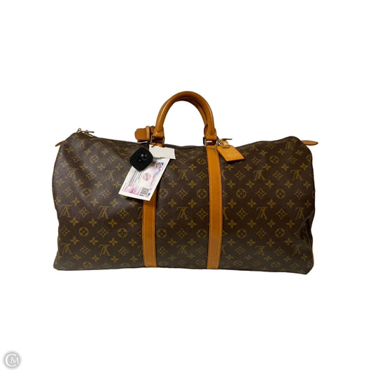 Duffle And Weekender Luxury Designer By Louis Vuitton, Size: Large