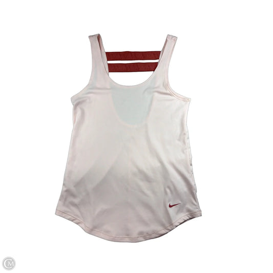 Athletic Tank Top By Nike In Pink, Size: Xs