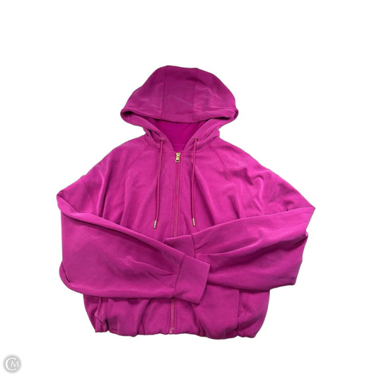 Athletic Jacket By Athleta In Purple, Size: Xs