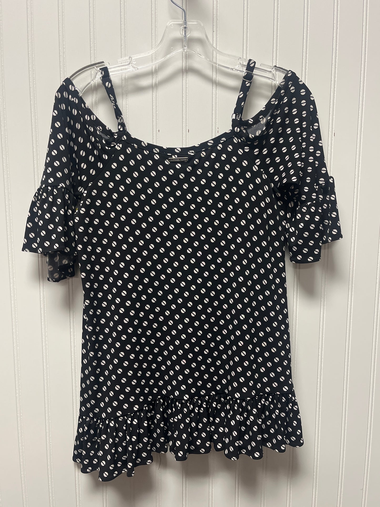 Top Short Sleeve By Michael By Michael Kors In Black, Size: Xs