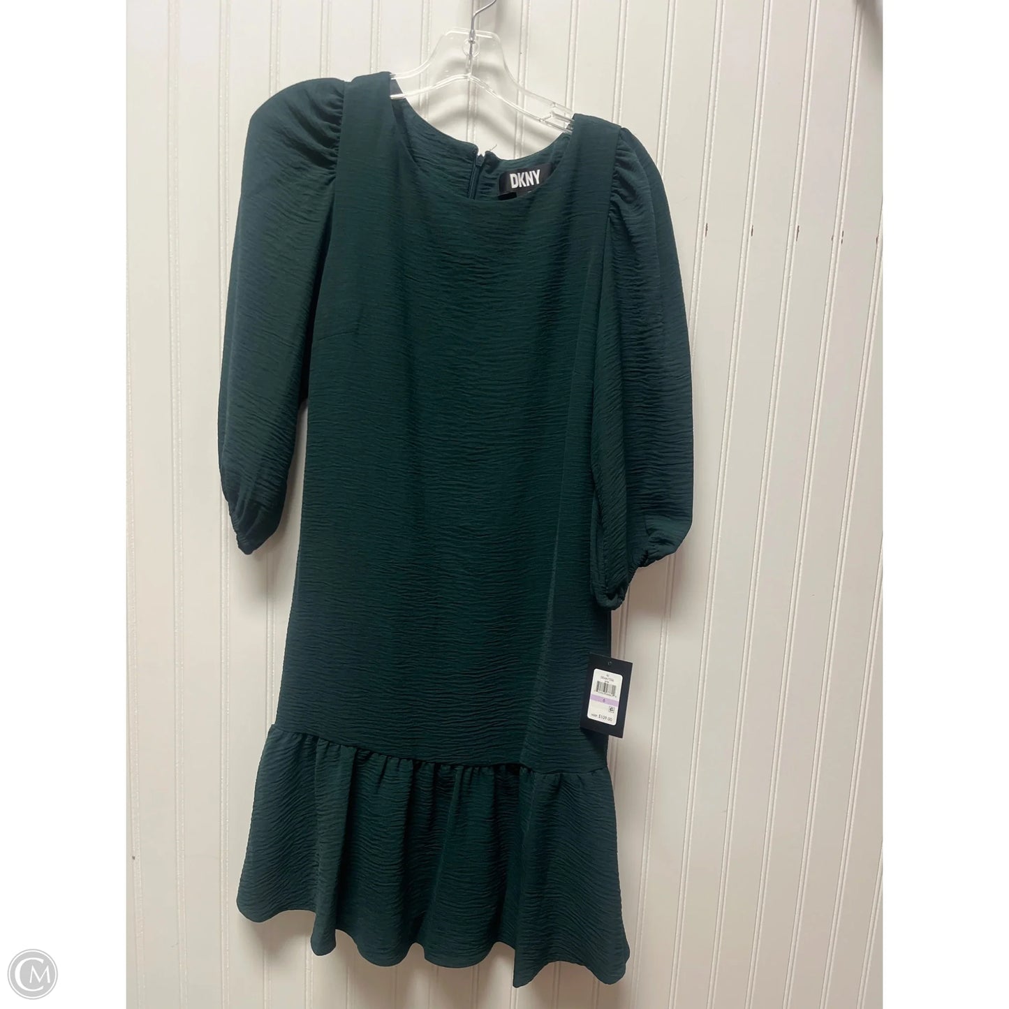 Dress Casual Short By Dkny In Green, Size: S