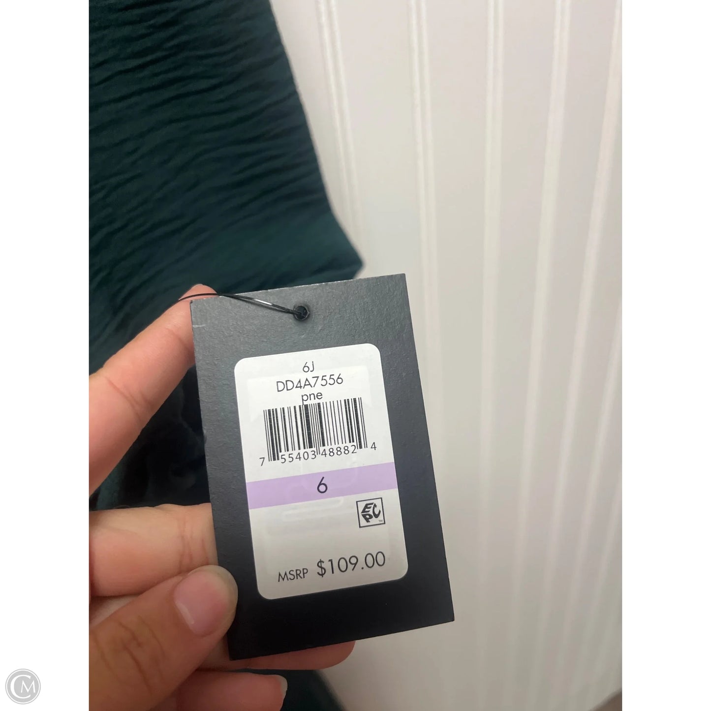 Dress Casual Short By Dkny In Green, Size: S