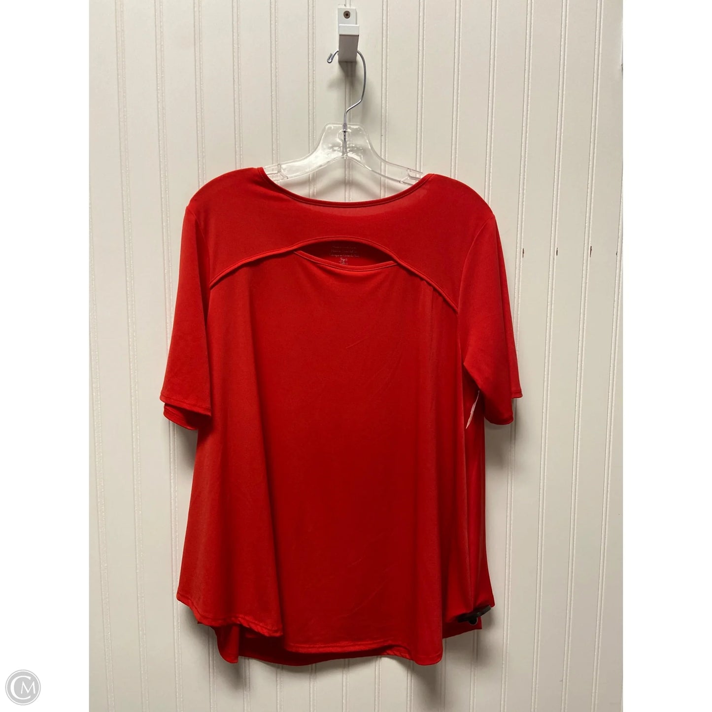 Top Short Sleeve By Chicos In Red, Size: L