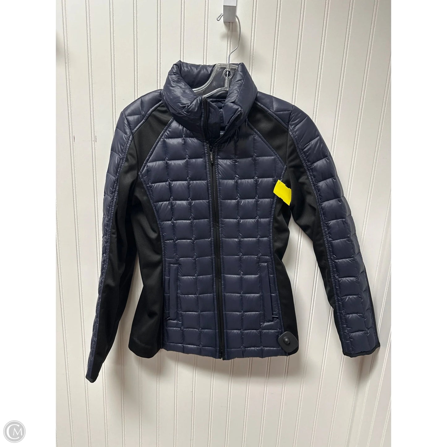 Jacket Puffer & Quilted By Laundry In Navy, Size: S