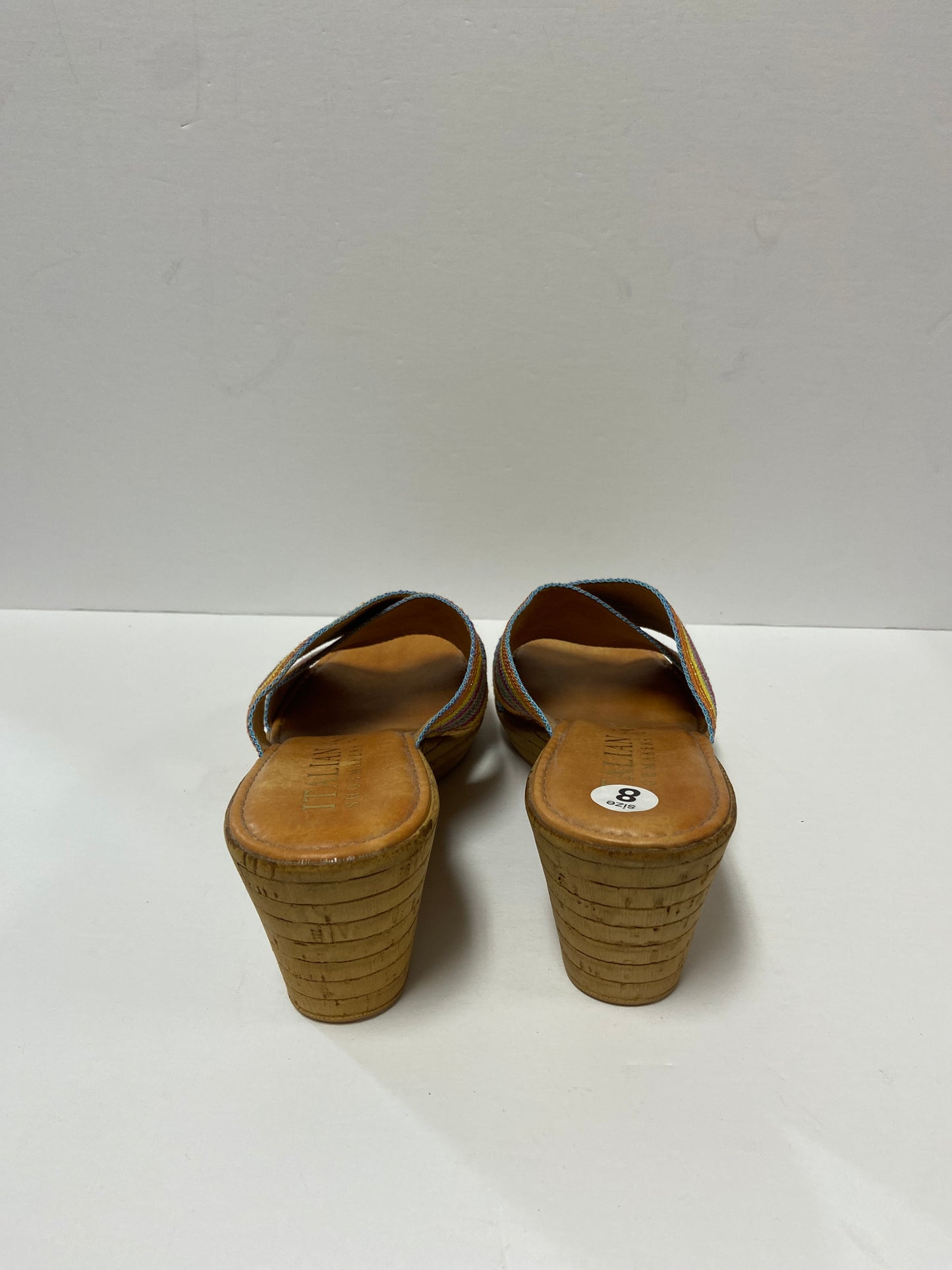 Sandals Heels Wedge By Italian Shoemakers  Size: 8