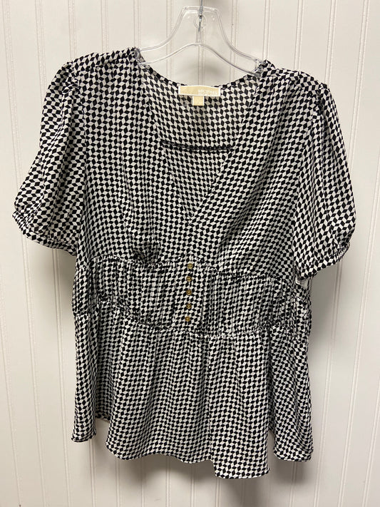 Blouse Short Sleeve By Michael By Michael Kors  Size: Large