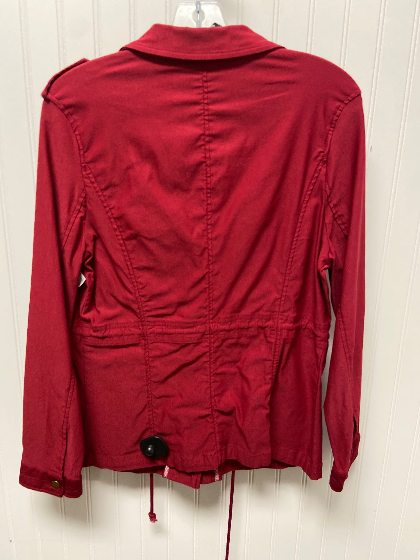 Coat Other By Clothes Mentor In Red, Size: L