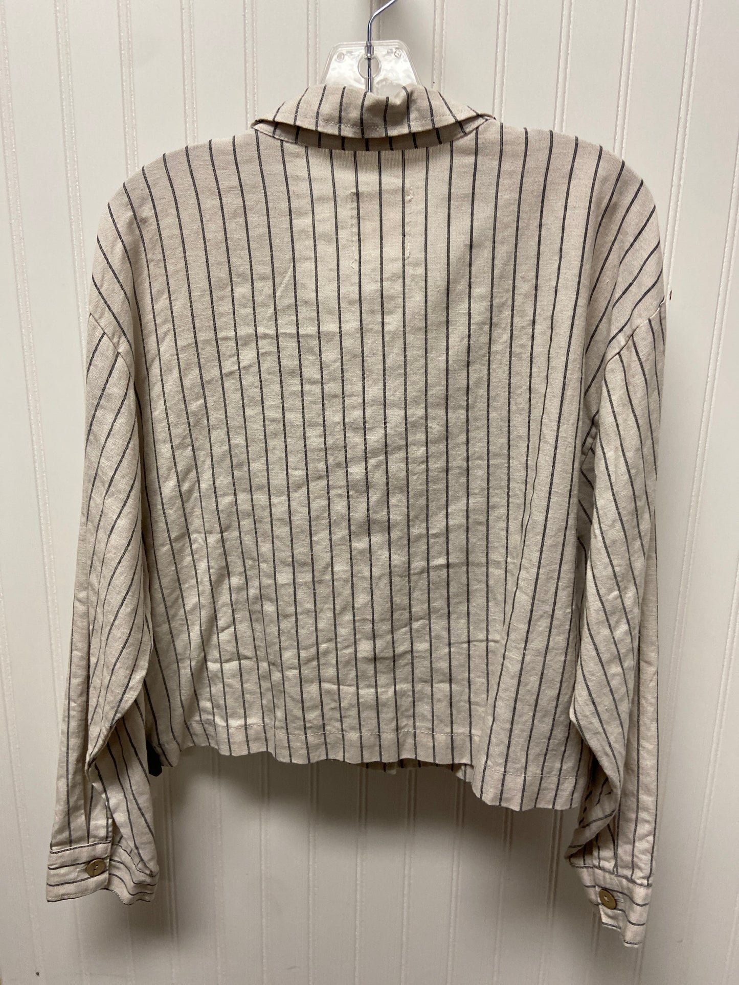 Top Long Sleeve By Clothes Mentor In Striped, Size: L