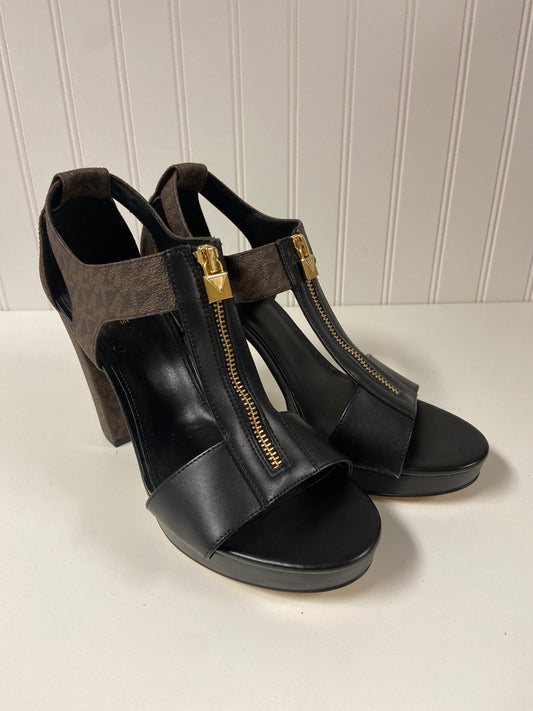 Brown Sandals Designer Michael Kors, Size 9.5