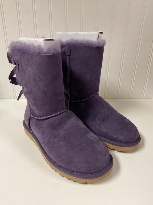 Purple Boots Designer Ugg, Size 6