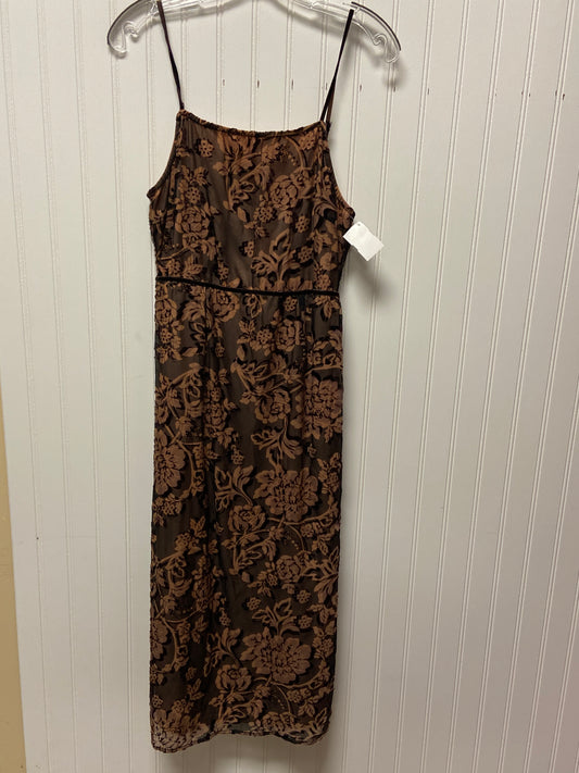 Dress Casual Midi By Dress Forum In Brown, Size: S