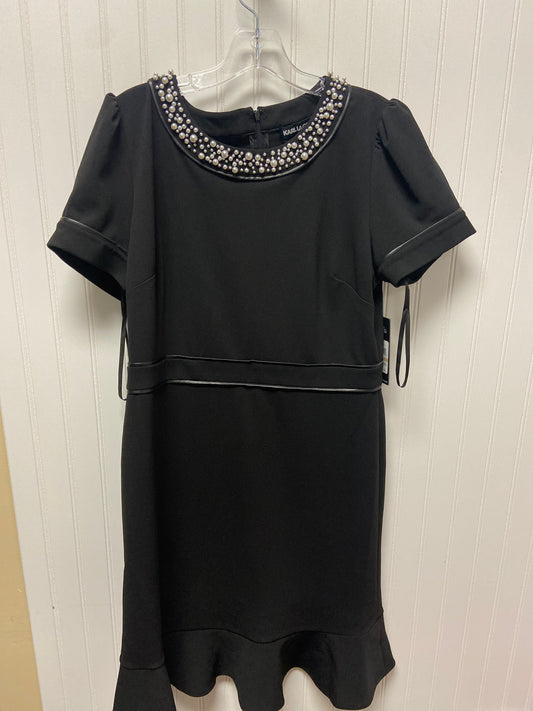 Black Dress Designer Karl Lagerfeld, Size 12