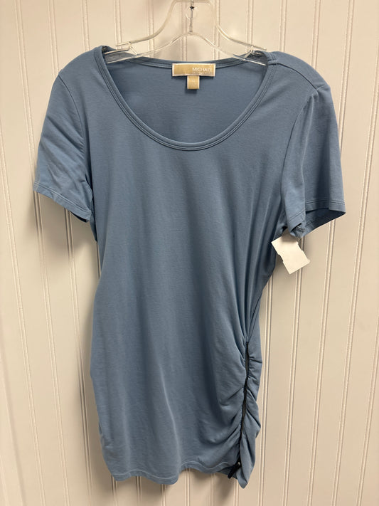 Top Short Sleeve By Michael By Michael Kors In Blue, Size: M