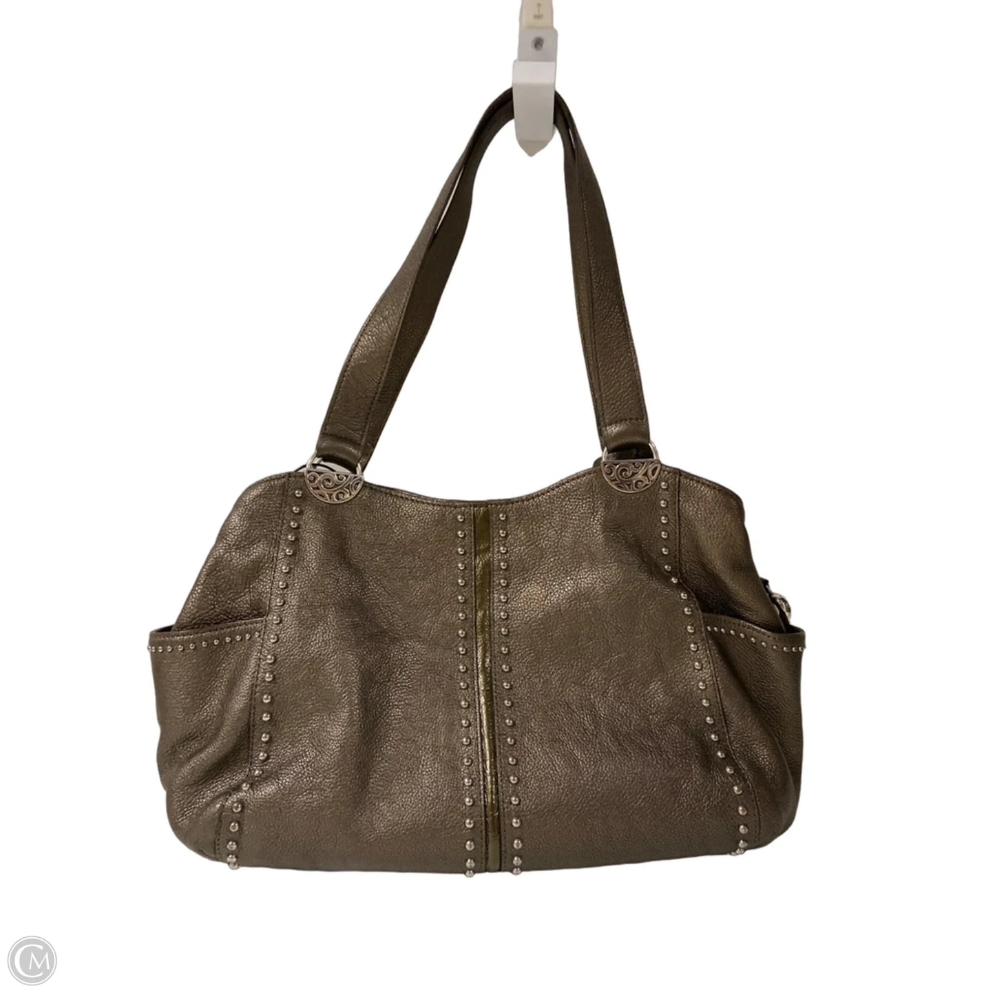 Handbag Leather By Brighton, Size: Medium
