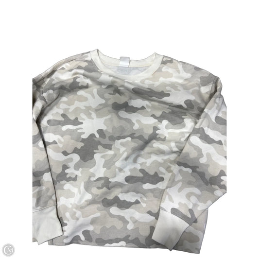 Sweater By Gap In Camouflage Print, Size: M