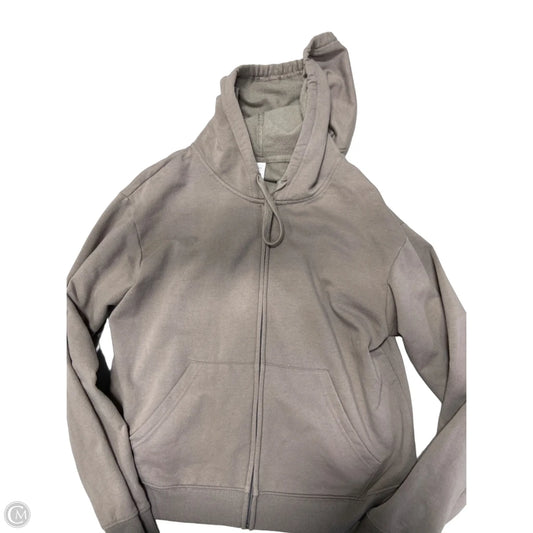 Sweatshirt Hoodie By Auden In Brown, Size: L