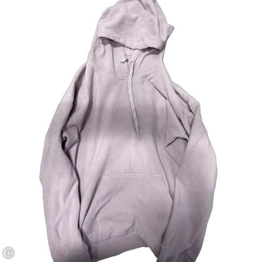 Sweatshirt Hoodie By Marc New York In Purple, Size: L