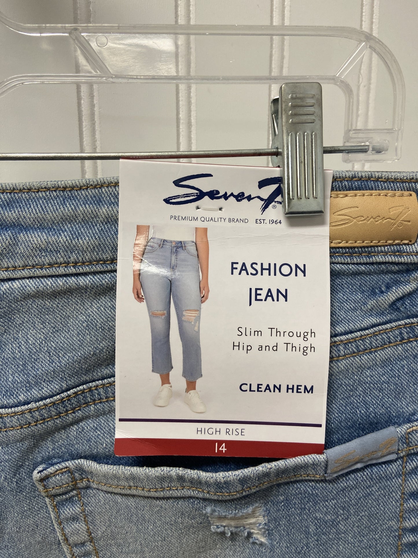 Jeans Straight By Seven 7  Size: 14