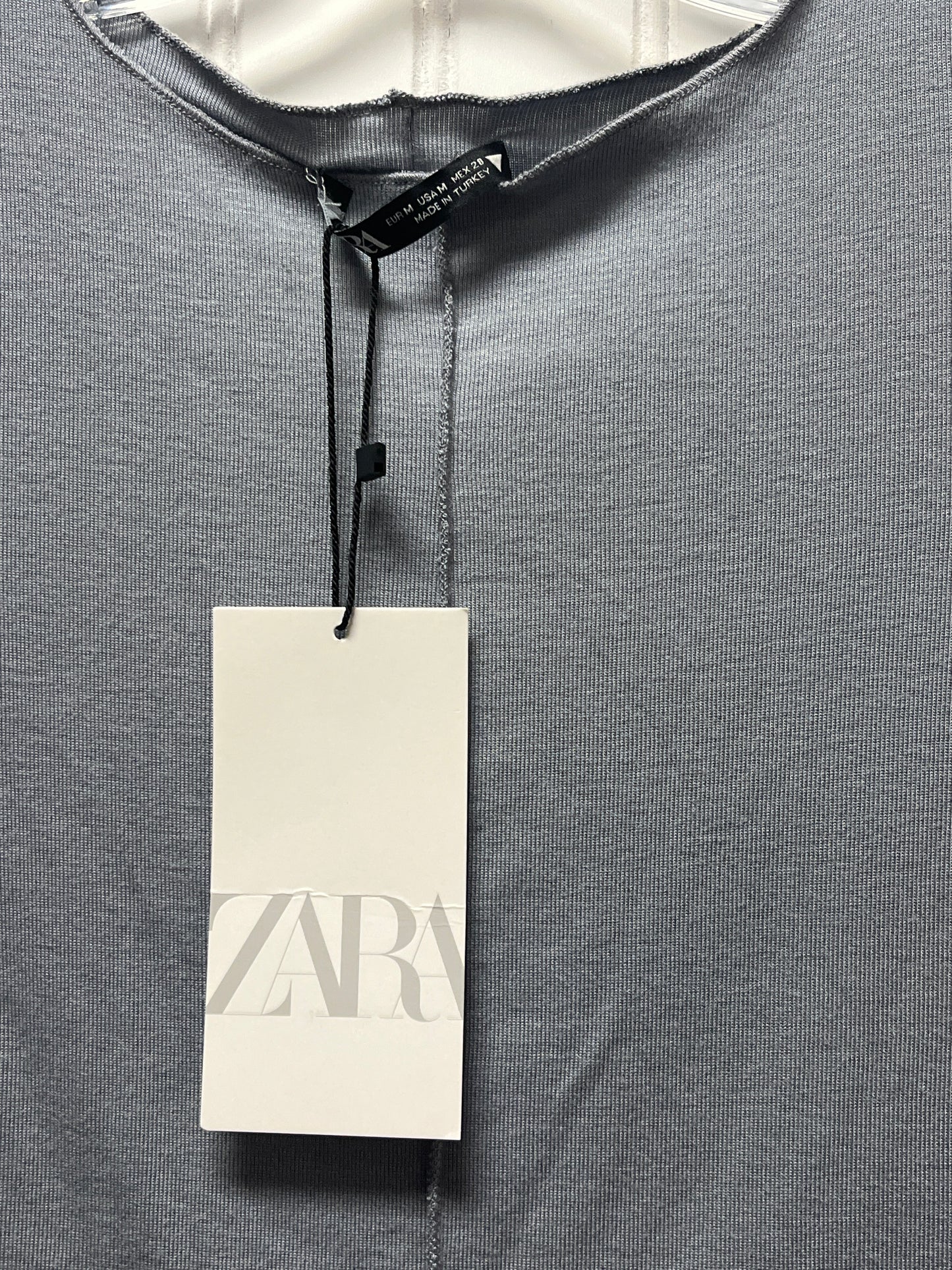 Top Long Sleeve By Zara In Blue, Size: M