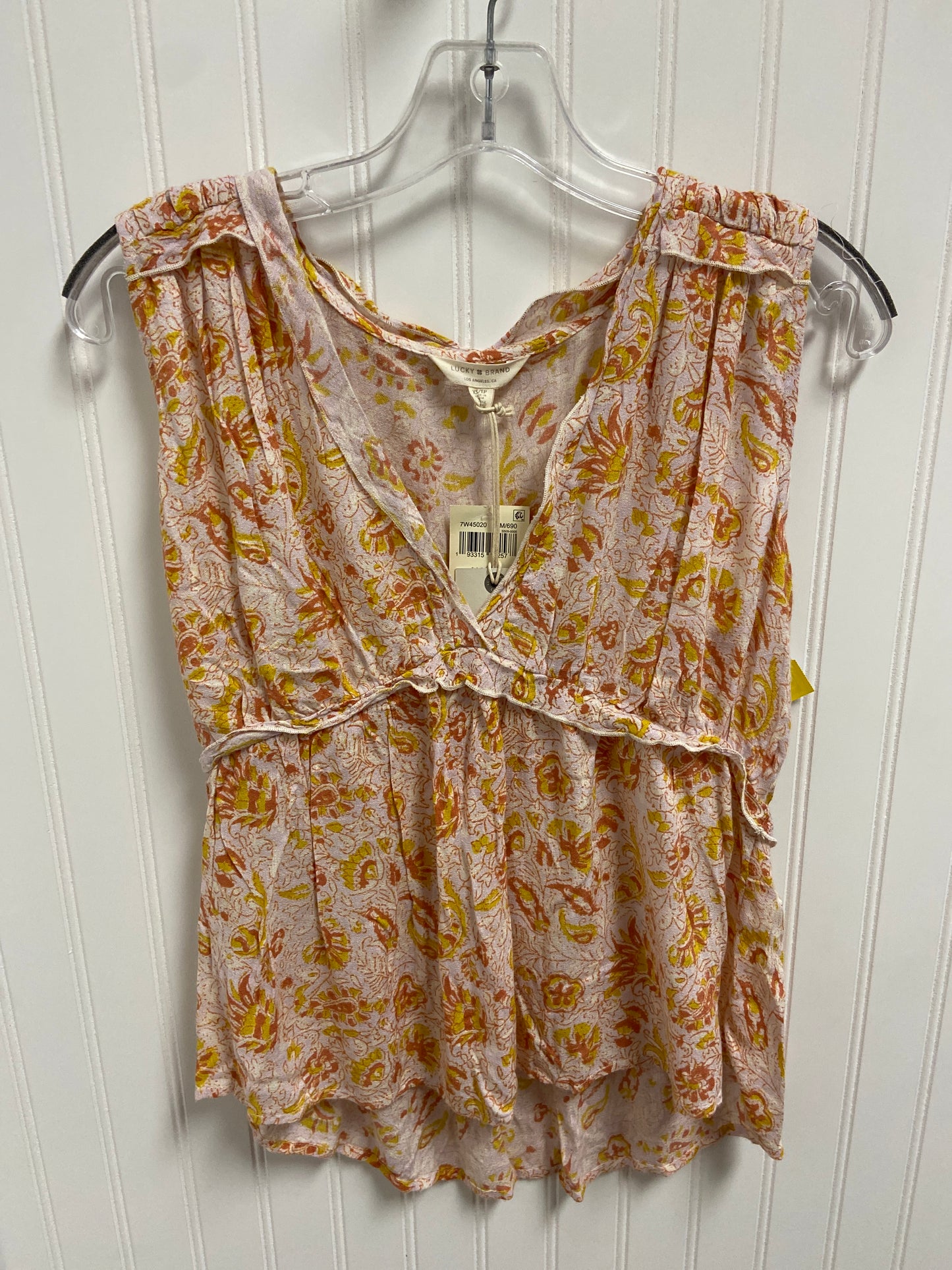 Top Sleeveless By Lucky Brand In Pink, Size: Xs