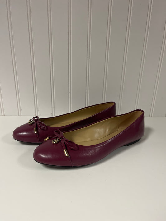 Shoes Flats By Michael By Michael Kors In Purple, Size: 8