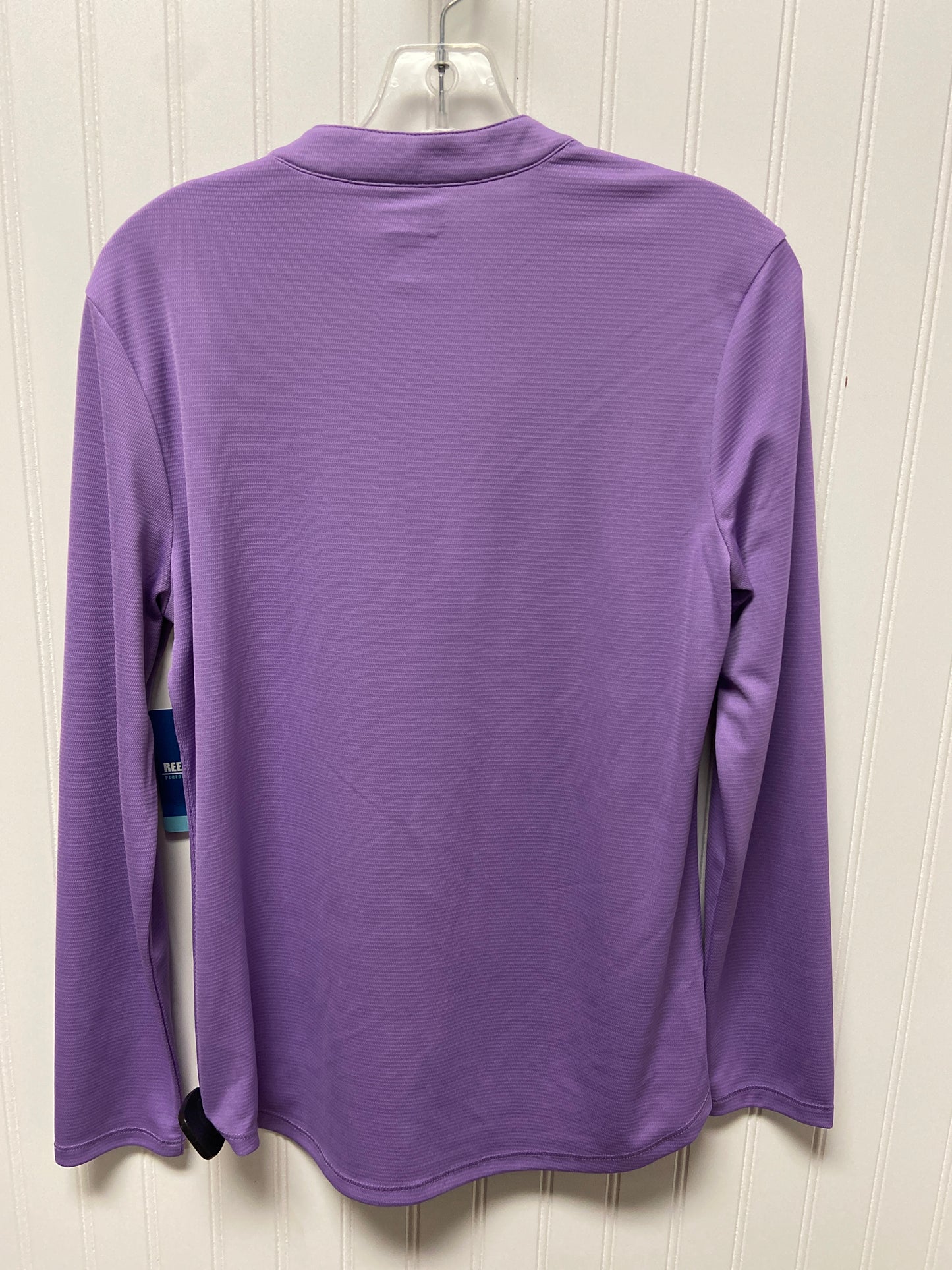 Athletic Top Long Sleeve Crewneck By Reel Legends In Purple, Size: M