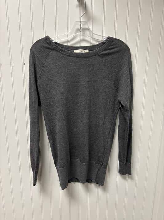 Sweater By Loft In Grey, Size: M