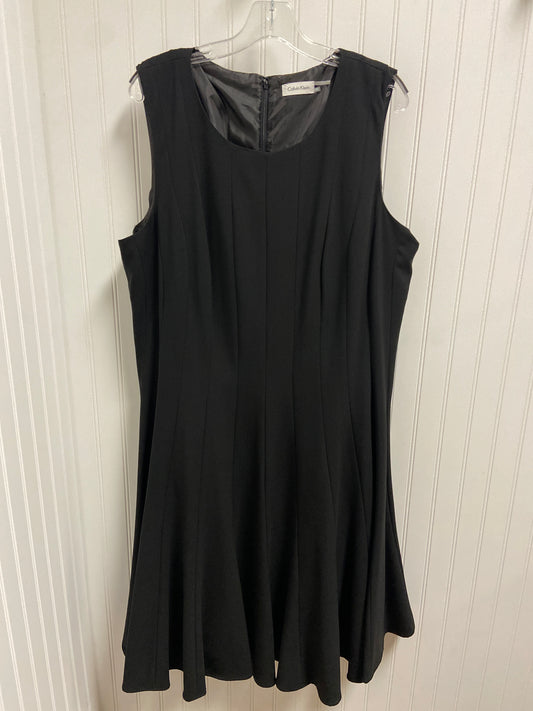 Dress Work By Calvin Klein In Black, Size: 2x