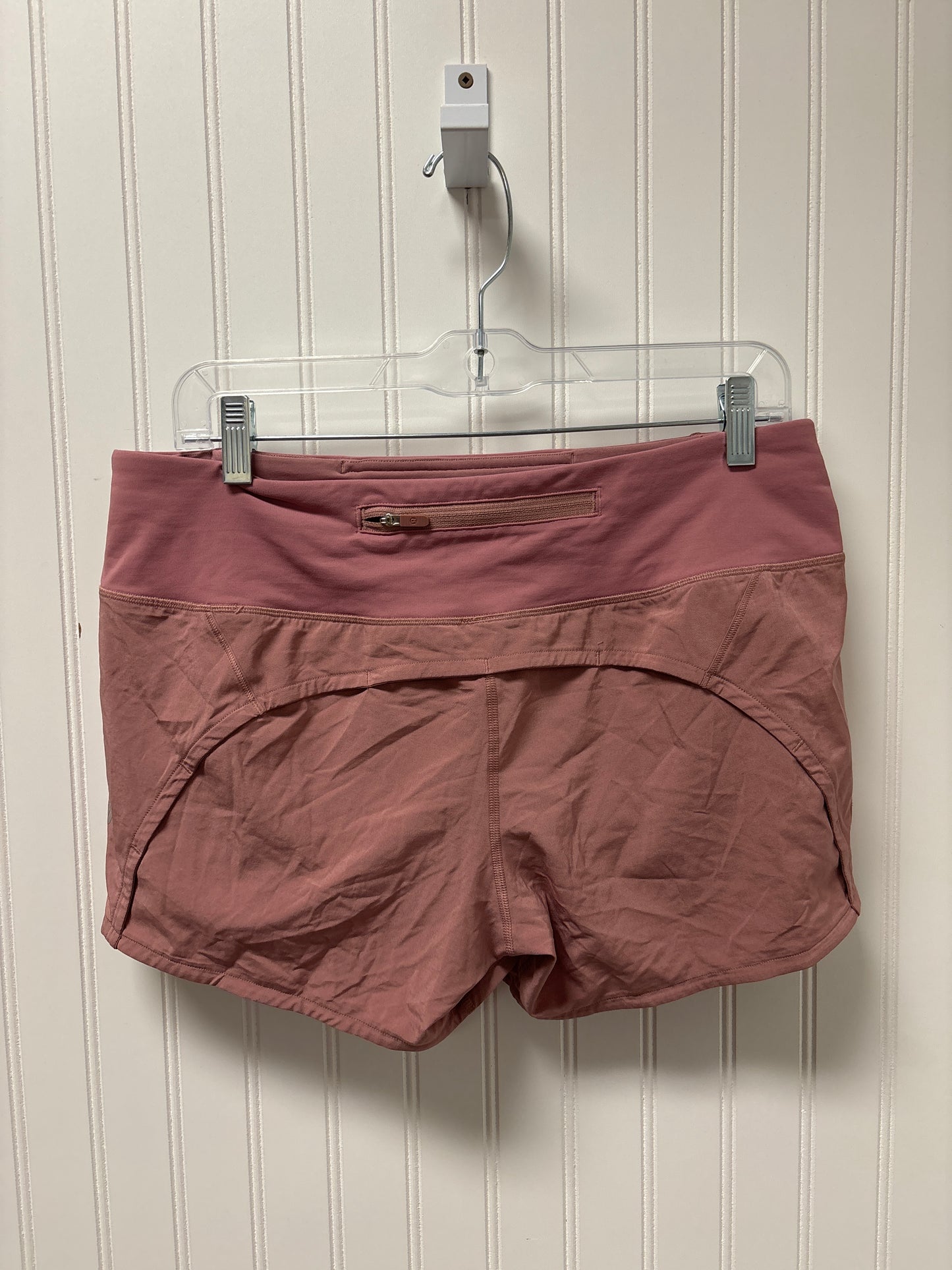 Athletic Shorts By Lululemon In Mauve, Size: M