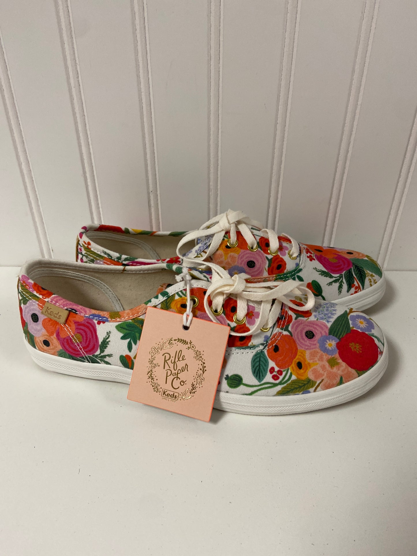 Shoes Sneakers By Keds In Floral Print, Size: