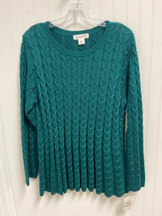 Sweater By Skyes The Limit In Teal, Size: 1x