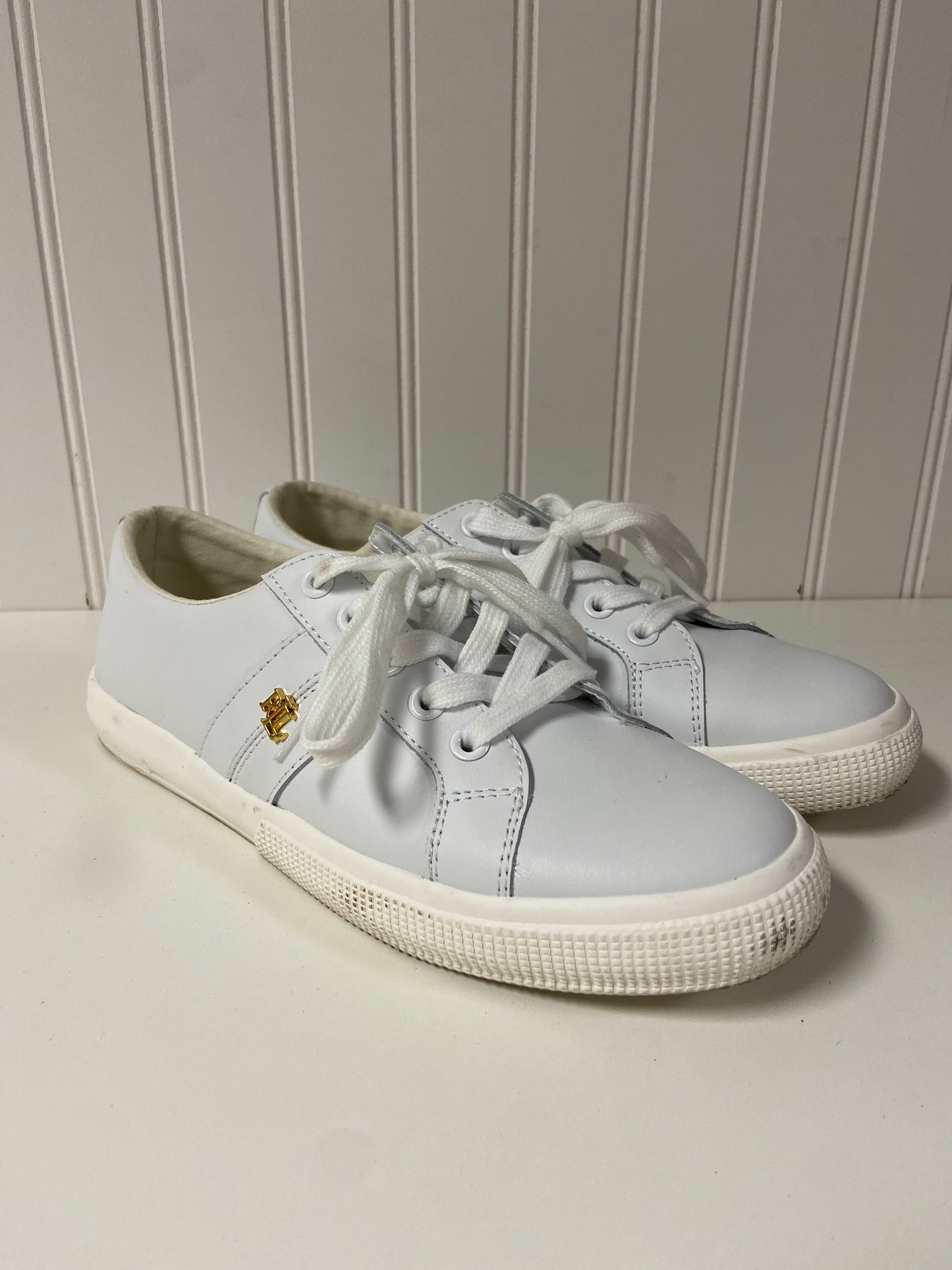 Shoes Sneakers By Ralph Lauren In White, Size: 7.5