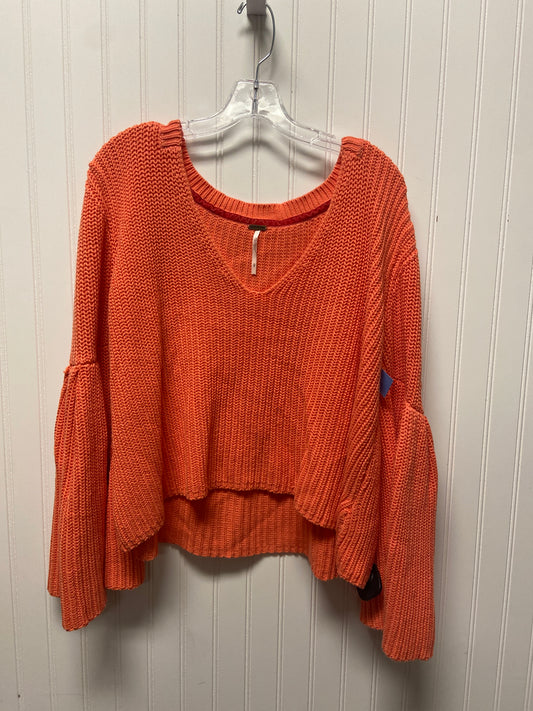 Sweater By Free People In Coral, Size: L