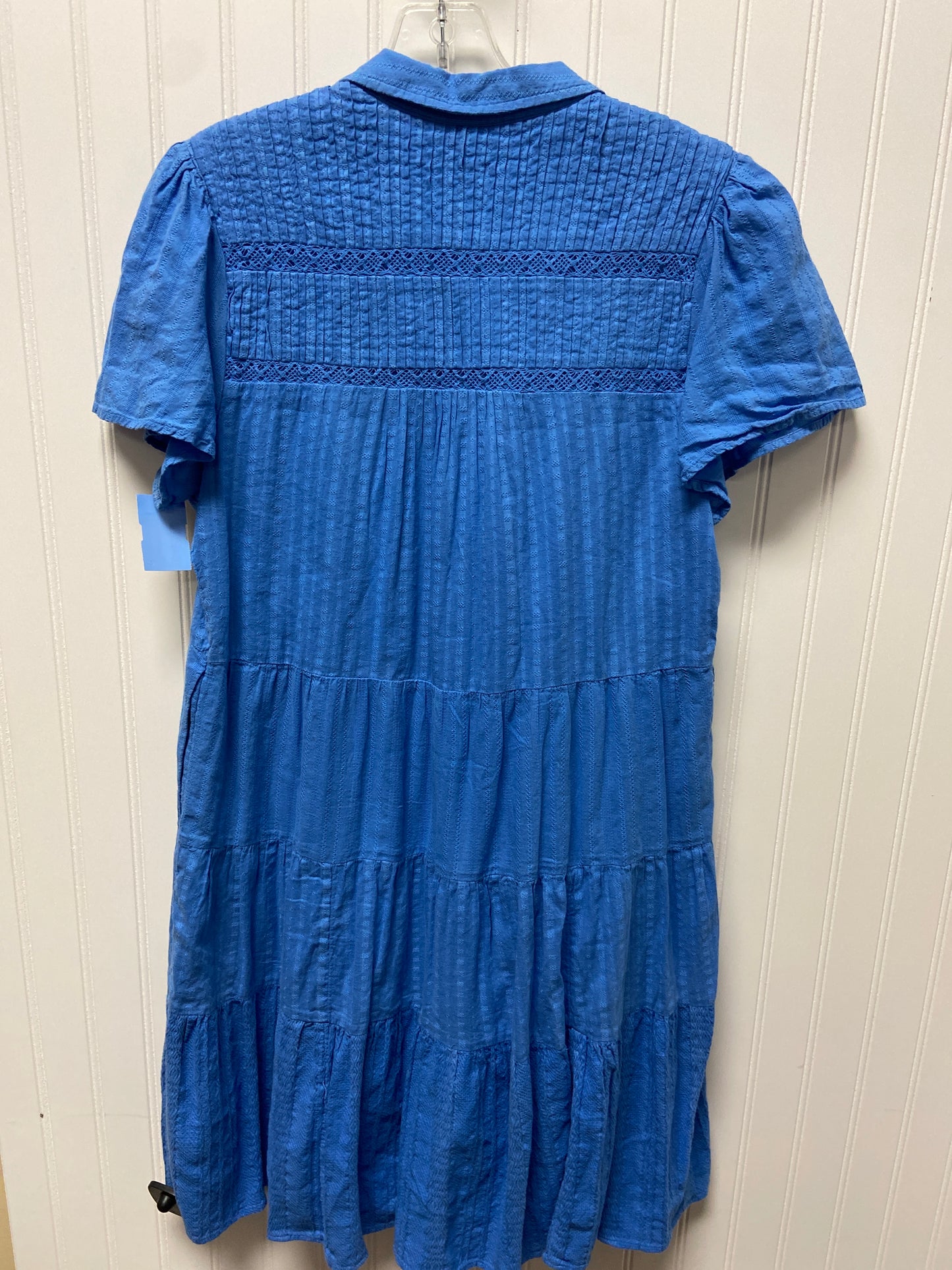 Dress Casual Midi By Anthropologie In Blue, Size: S