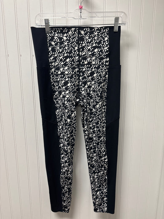 Athletic Leggings By Sweaty Betty In Black & White, Size: M